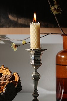 diy beeswax candles